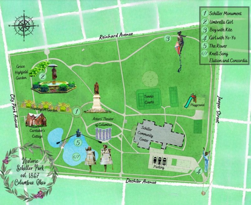 schiller park map